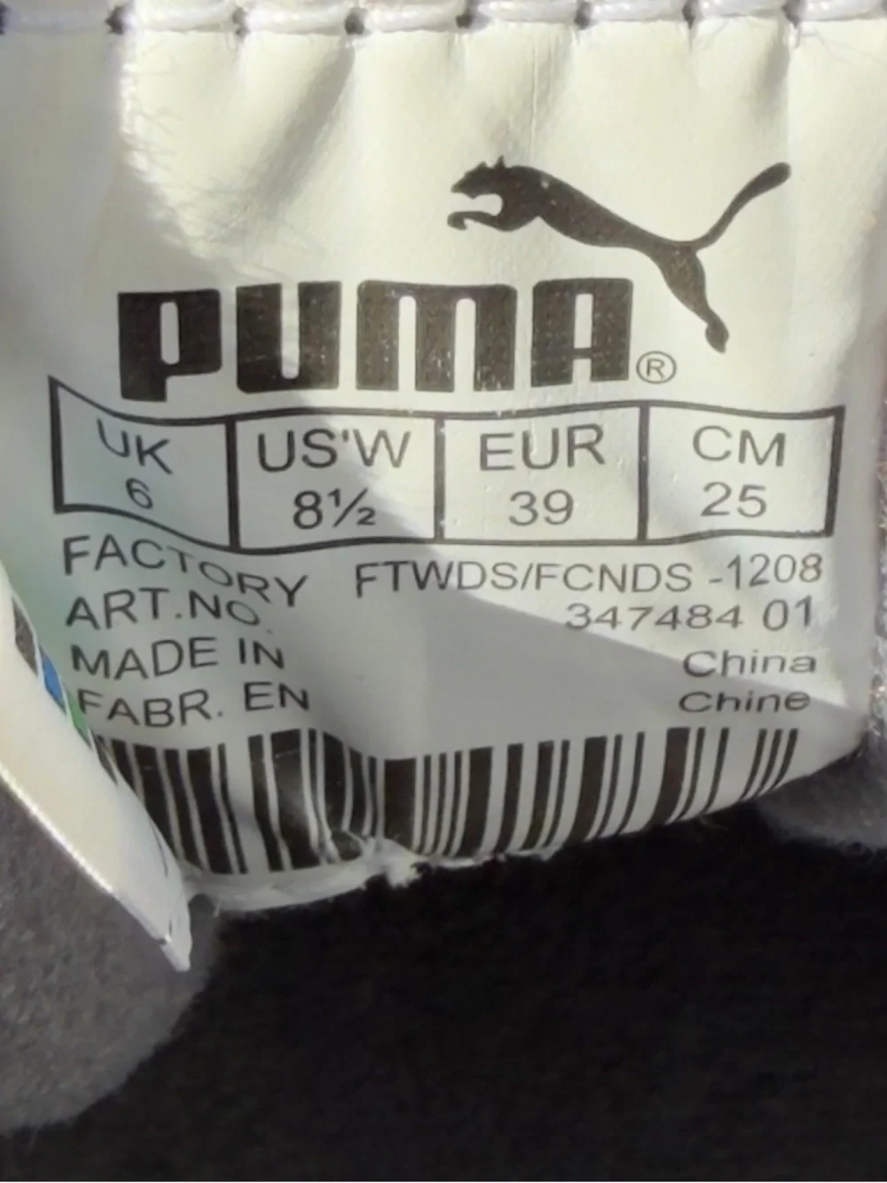 Puma Speeder Running Shoes Women Sneaker Retro Black Gold Suede Streetwear 8.5